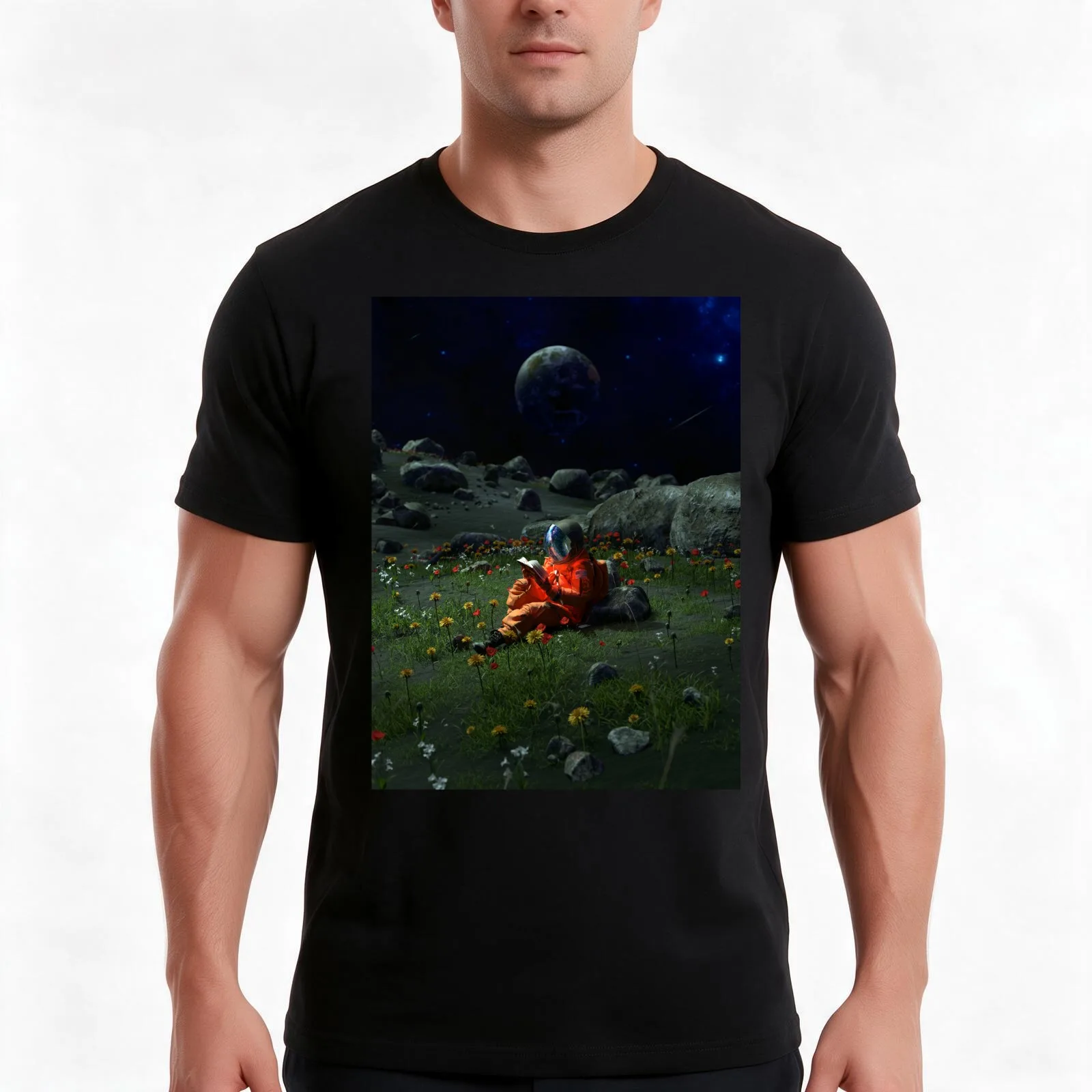 Chapter IX T-Shirt, Summer Casual Cotton Tee, Oversized Streetwear Tops, Vintage Graphic Print, Loose Fit Short Sleeve