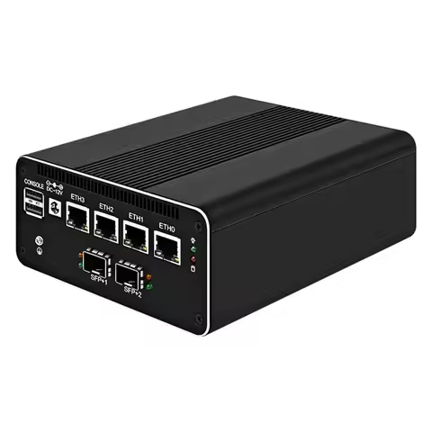 Topton Firewall Mini PC 2x10G SFP+ Intel i3-N355 N305 N150 N100 4xi226-V 2.5G LAN DDR5 NVMe Proxmox ESXi pfSense Home Lab Server