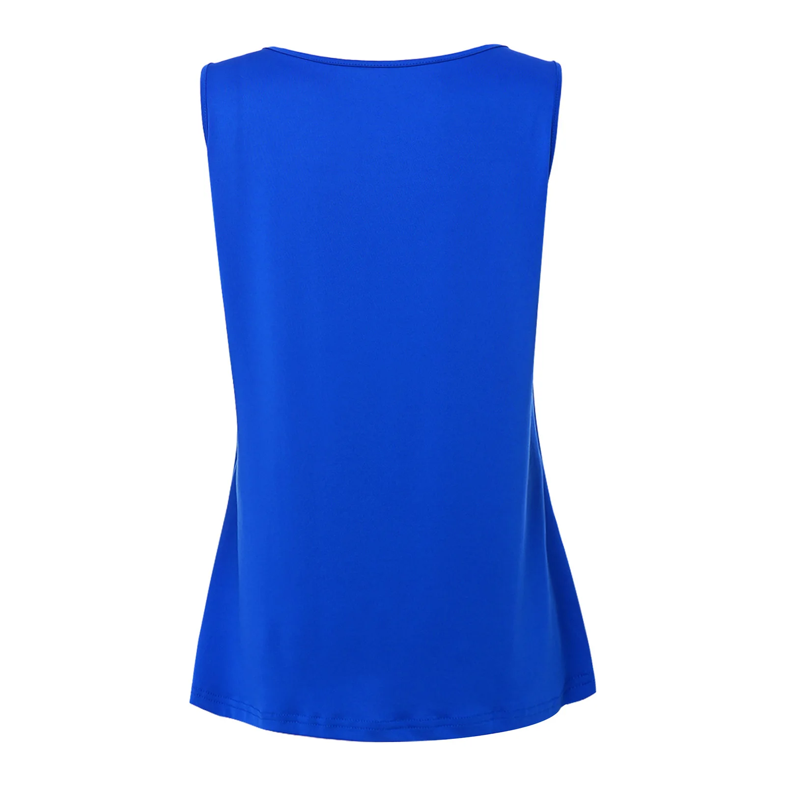 Womens Office Party Blouse Top Metallic Shiny Cowl Neck Sleeveless Printed Ruched Draped Stretchy Tank Vest Top Fashion Shirt