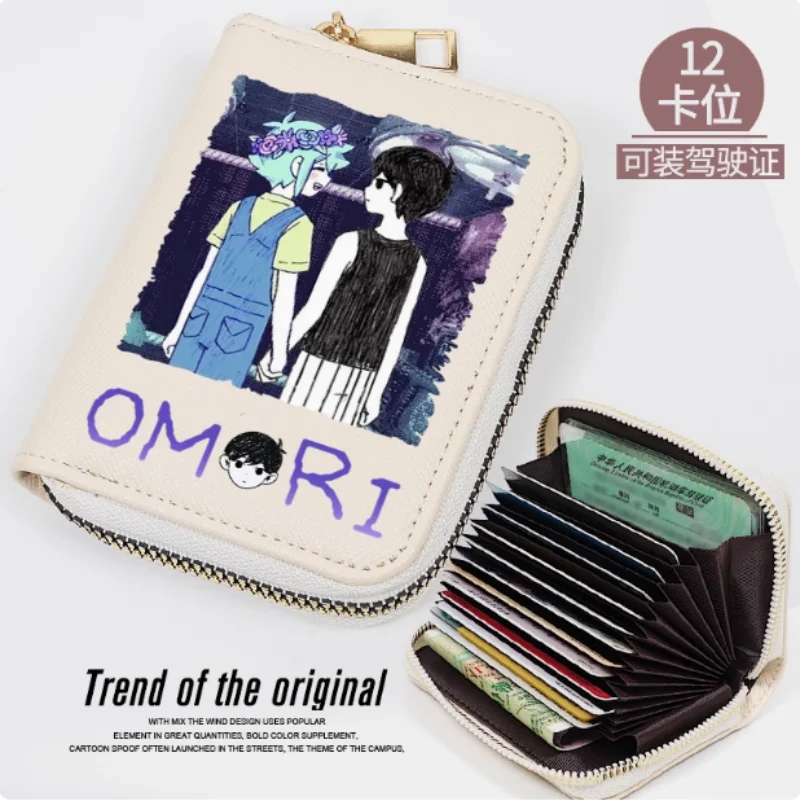 

Anime Omori Zipper Fashion Wallet PU Purse Card Holder Money Bag Cosplay Gift 2335