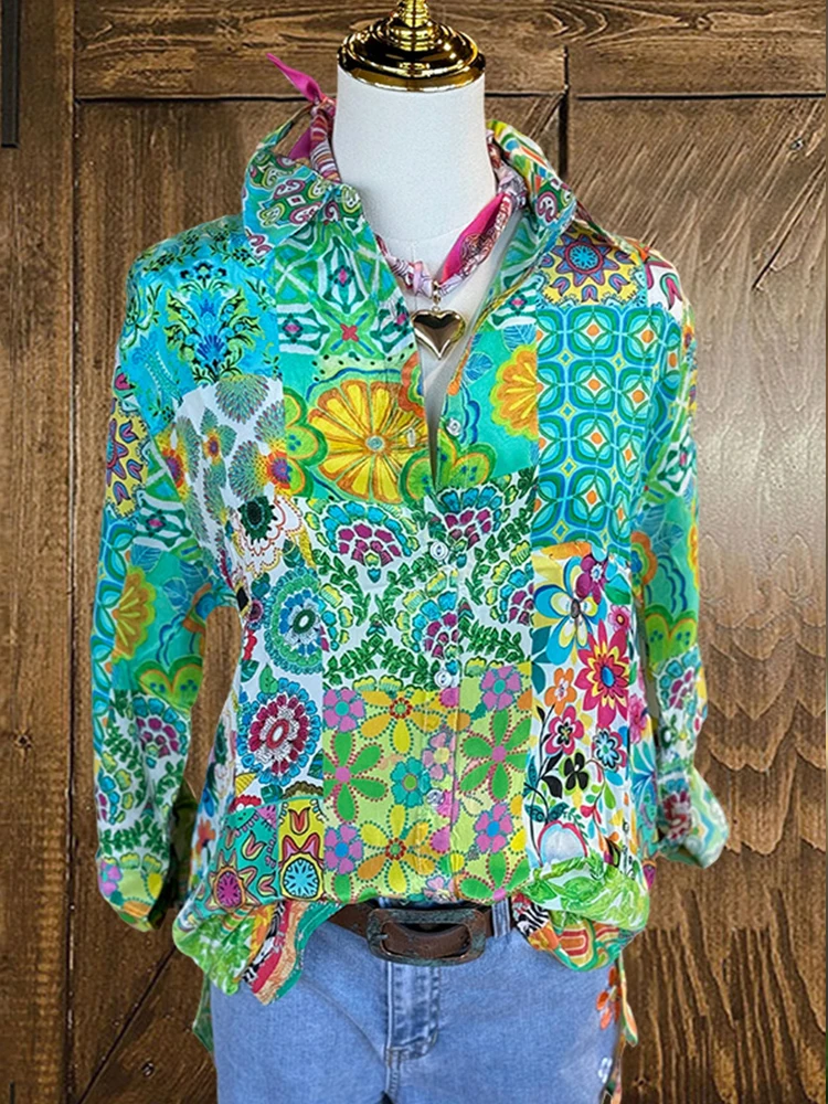 

Pretty Floral Print Shirt