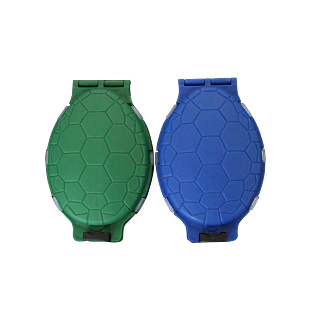 

2Pcs Plastic Double Sided Fishing Case Organized Grid Compartments Transparent Lid Storage Box for Explosion Hooks and