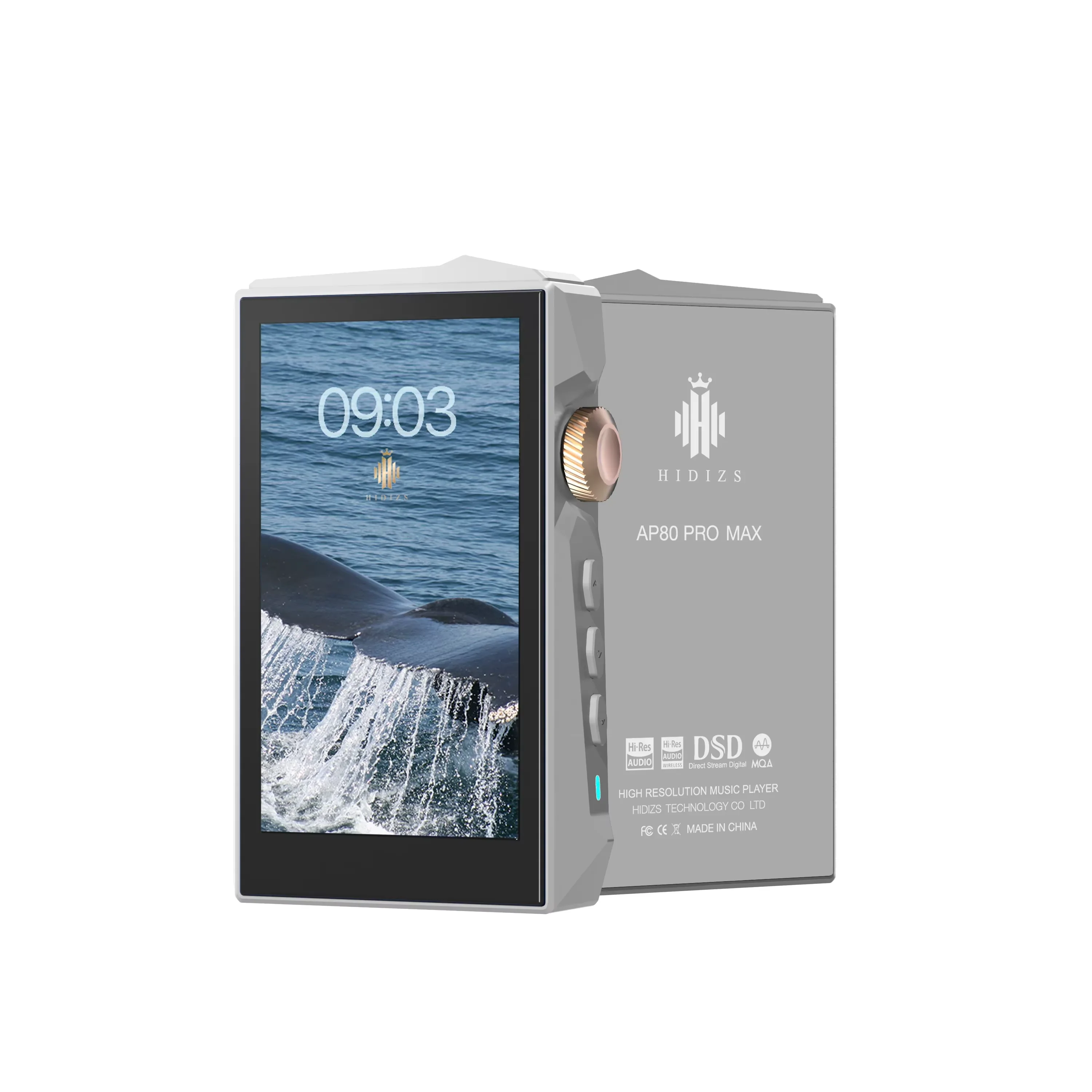 HIDIZS AP80 PRO MAX All-in-One Streaming Music Player Hi-Res Audio dual ES9219C DAC chips MQA 16X 3.5mm 4.4mm
