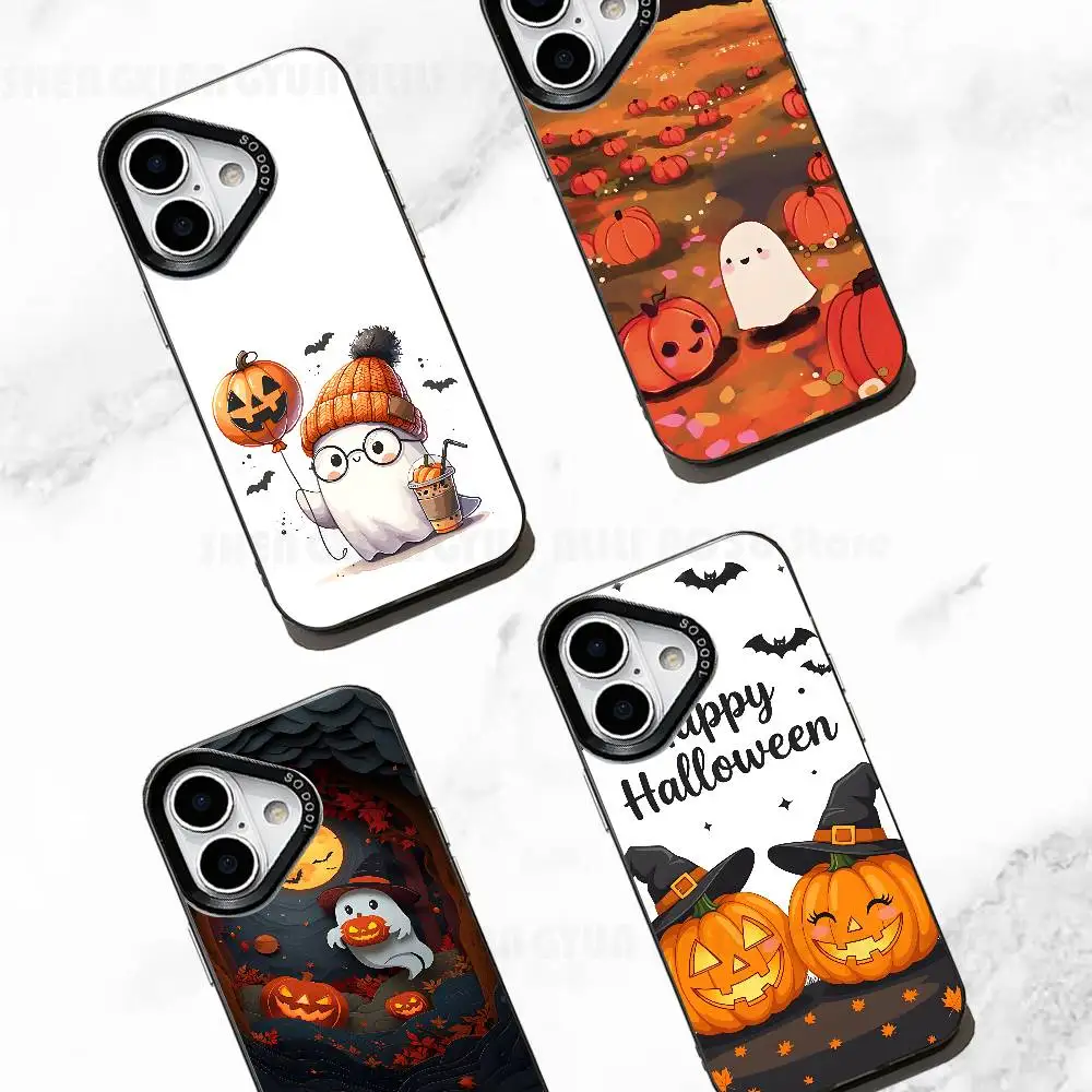 

Happy Halloween Phone Case For IPhone 17 16e 16 15 14 13 12 Pro Max X XR XS MAX Back Cover