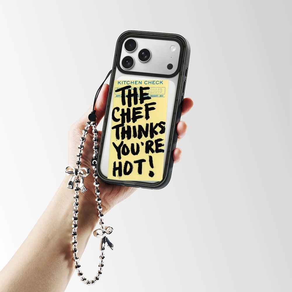 The Chef Thinks You're Hot Impact Black Border Magnetic Cover for IPhone 13 14 15 16 17 Pro Max Case for IPhone Air