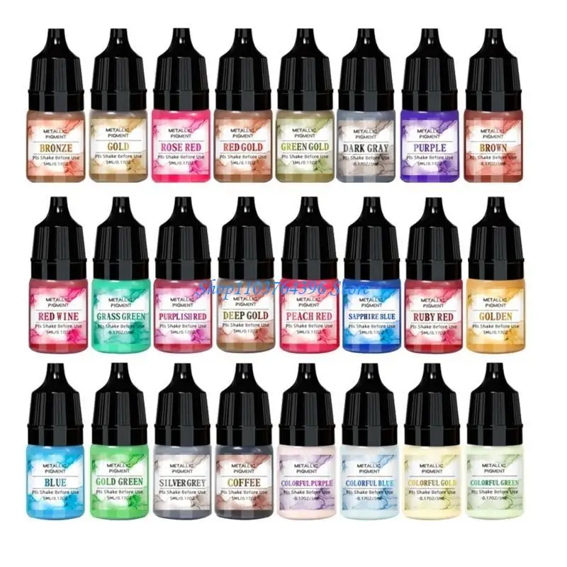 

Набор чернил из 24 бутылок, краска для эпоксидной смолы, принадлежности для изготовления ювелирных изделий, интенсивный цвет