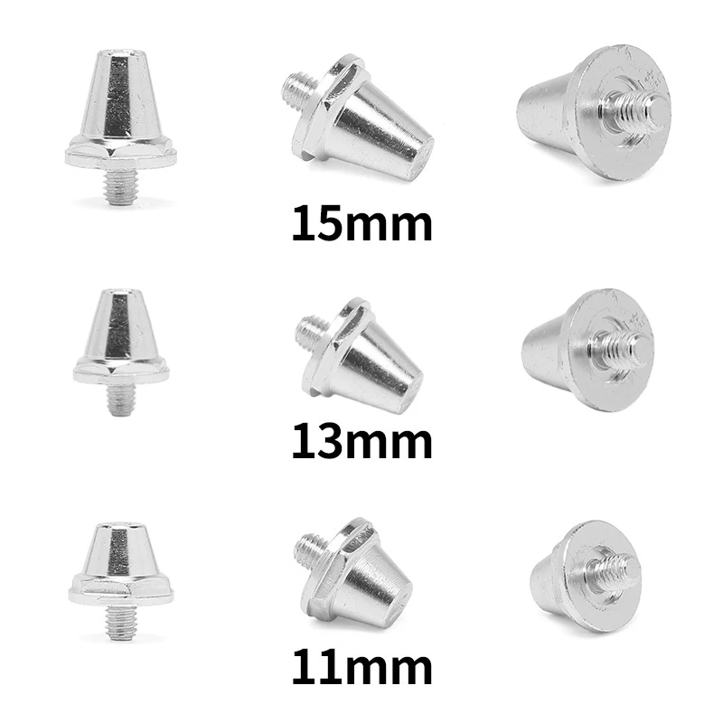 Botas de fútbol de aluminio antideslizantes, tachuelas de M5 para deportes atléticos al aire libre, 11MM,13MM,15MM