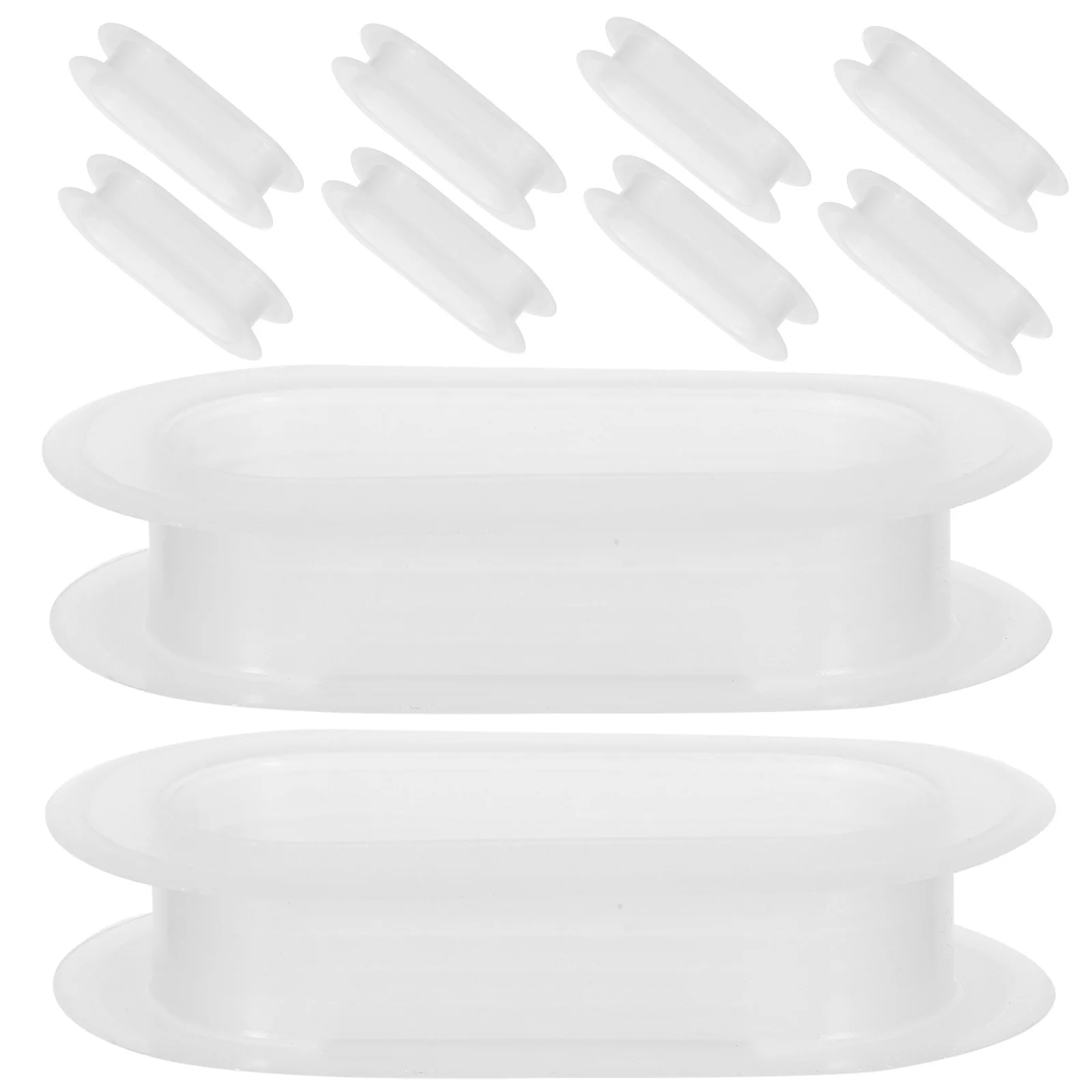 Maniglie per scatole ondulate da 10 pezzi Maniglie per il trasporto di ricambio in plastica per riporre le spostamenti e la spedizione di scatole di cartone