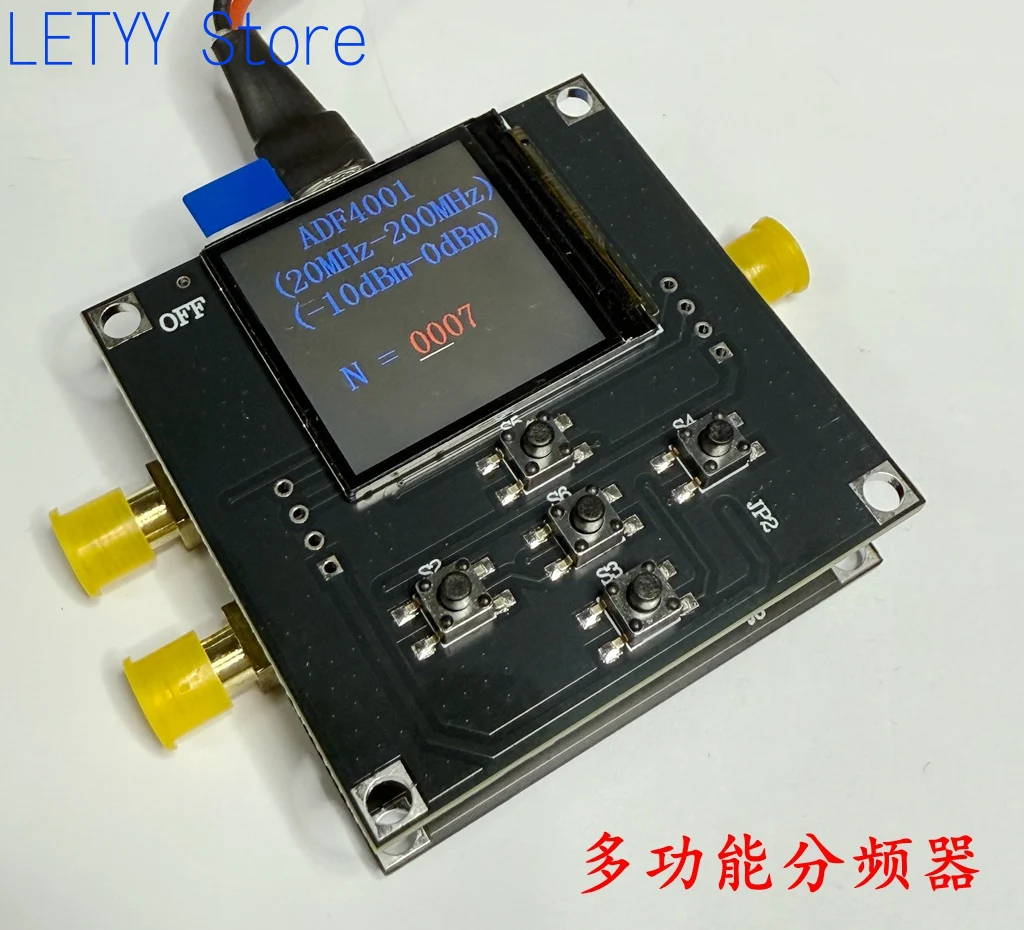 Frequency Divider Module, Programmable and Adjustable, Converting High-frequency Signals to Low-frequency Signals