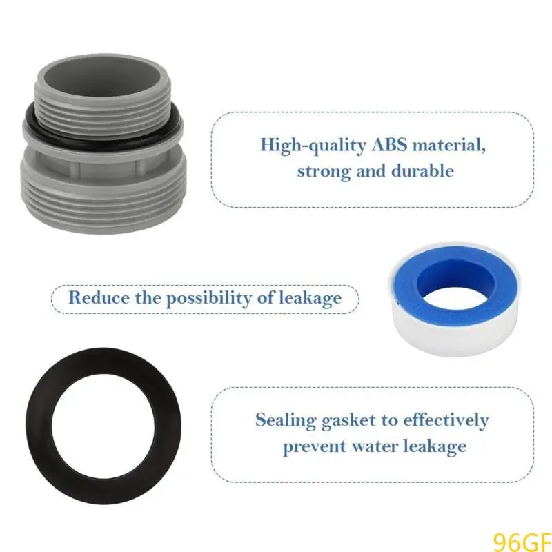 96GF حمام السباحة خرطوم حزمة موصلات خرطوم احترافية تثبيت بسيط