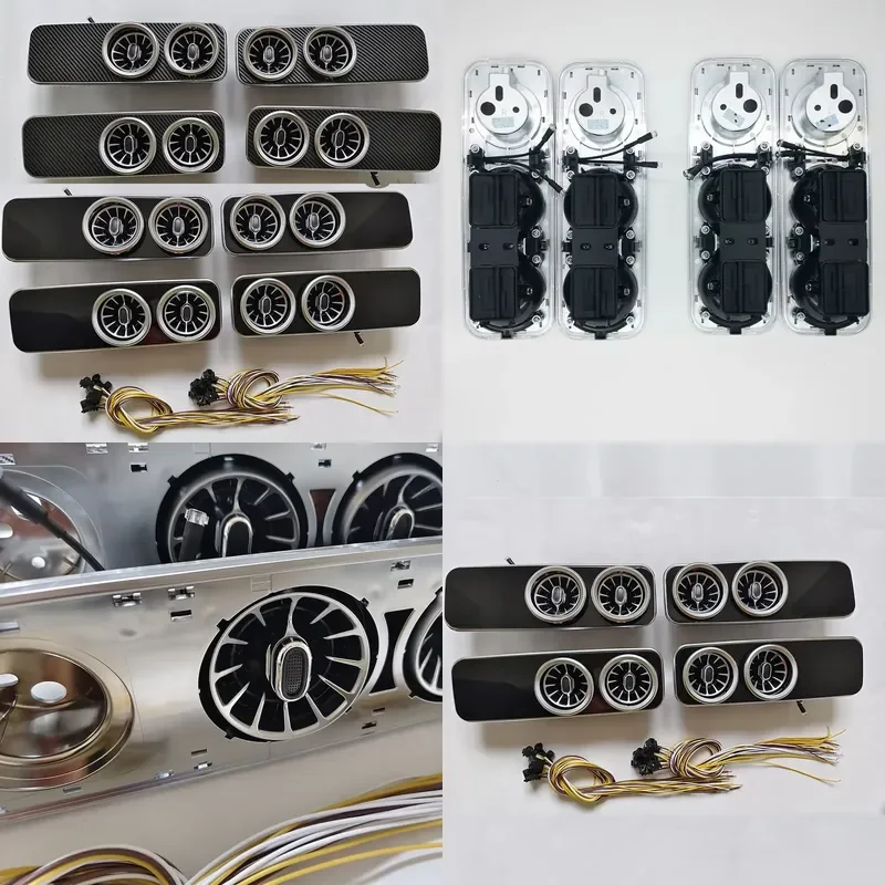 2026 hot sale ABS Carbon Fiber Interior Roof Air Vent Outlet Cover Trim for Vito V Class W447 2014 2023 V250