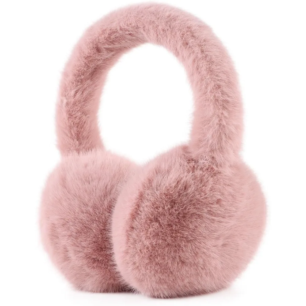 يفشل الأذن الدافئة للنساء الشتاء للجنسين رقيق غطاء للأذنين قابل للتعديل سيدة الأذن دفئا فو الفراء الأذن يغطي
