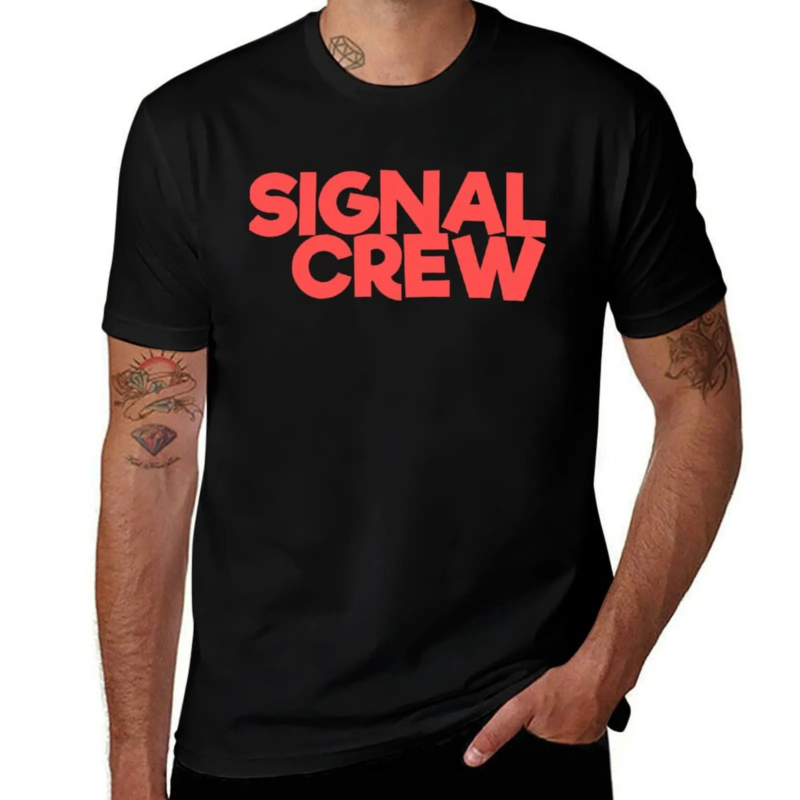 Signal crew David Rodigan T-Shirt t shirt man luxury T-Shirt