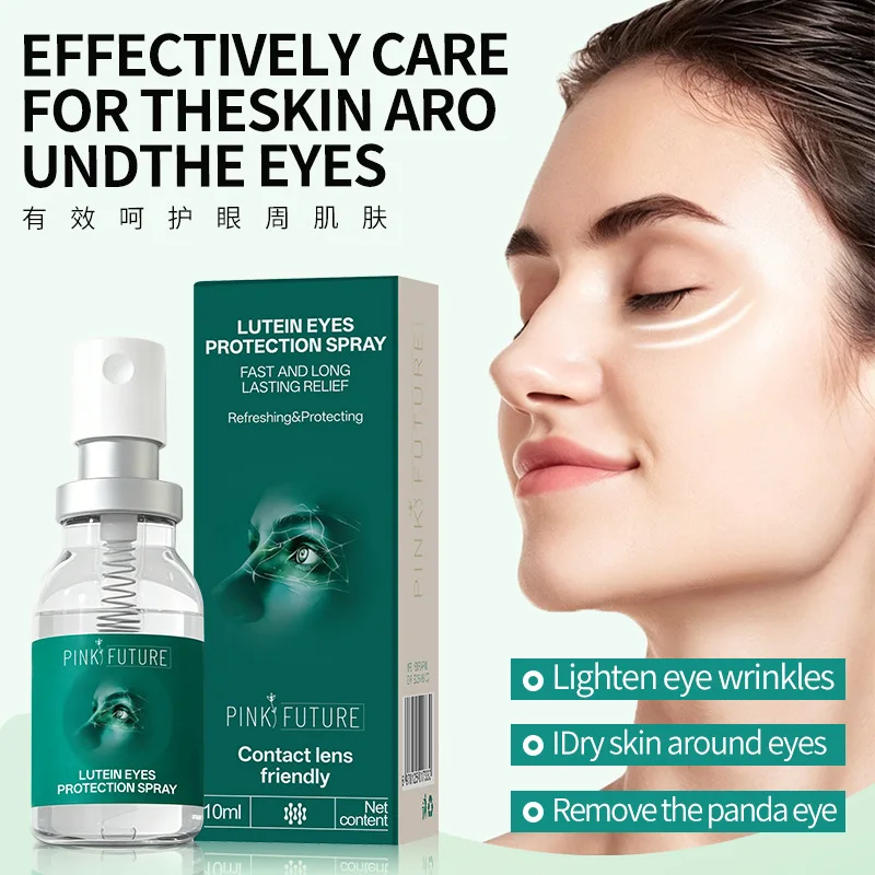 PINK FUTURE Eye Mist Spray 15ml Soothes Dry Tired Eyes, Refreshes & Moisturizes Eye Area, Makeup-Friendly, Sensitive Eyes