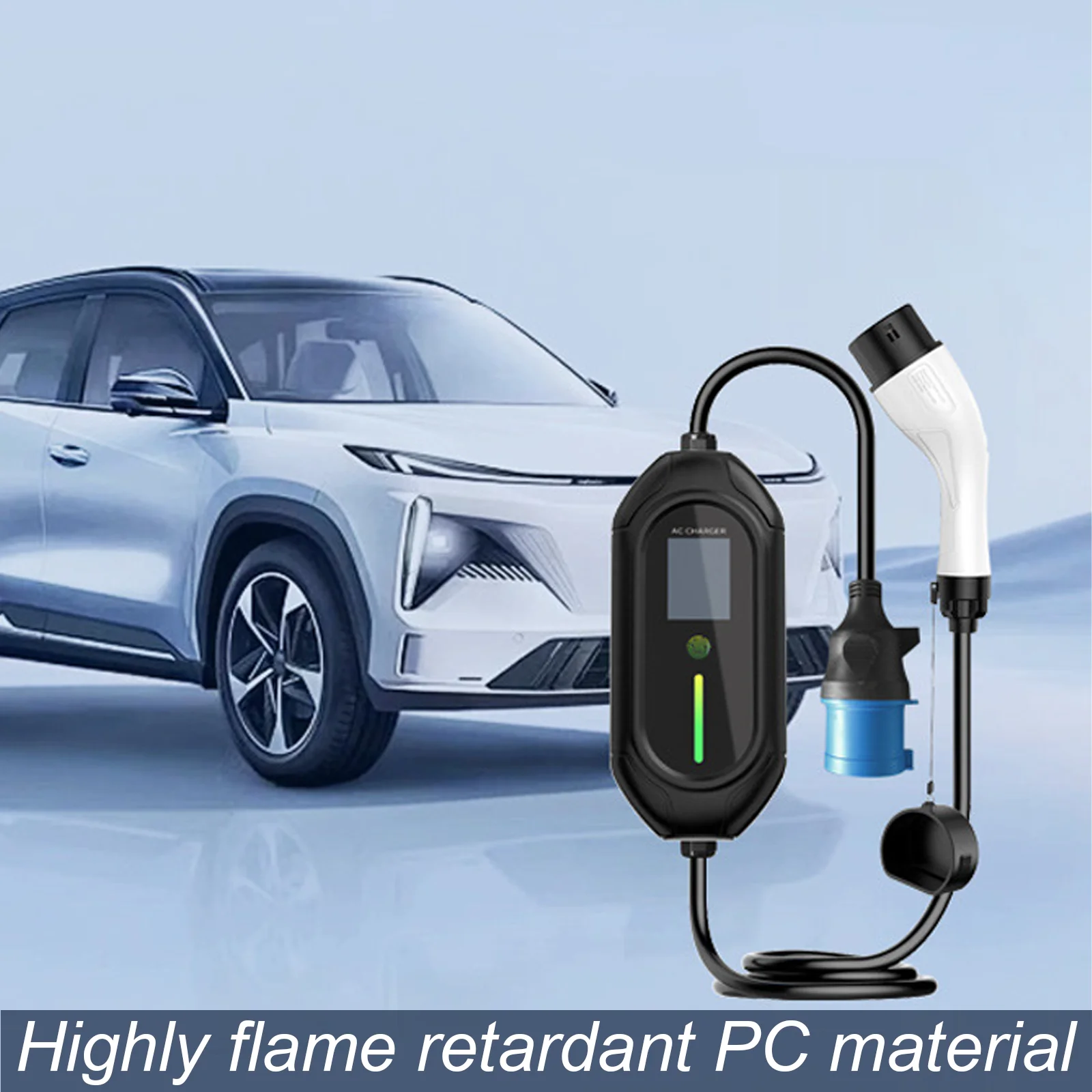 Household Mobility Portable New Energy Electric Vehicle Charger Electric Vehicle Charging Gun Accessories European standard