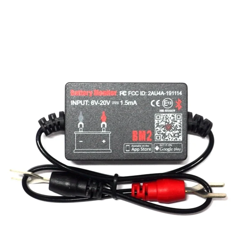 

BM2 Bluetooth 12 В автомобильный аккумулятор монитор автоматический диагностический анализатор аккумулятора сигнализация напряжение зарядка зарядка для телефона Android IOS