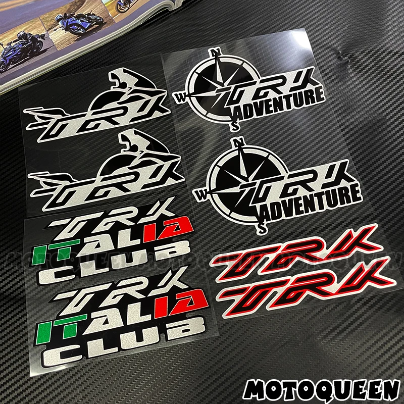 For Benelli TRK 125 502 552 702 800 900 Sticker Motorcycle Fuel Tank Pad Side Reflective Waterproof Label Logo Decals Stickers