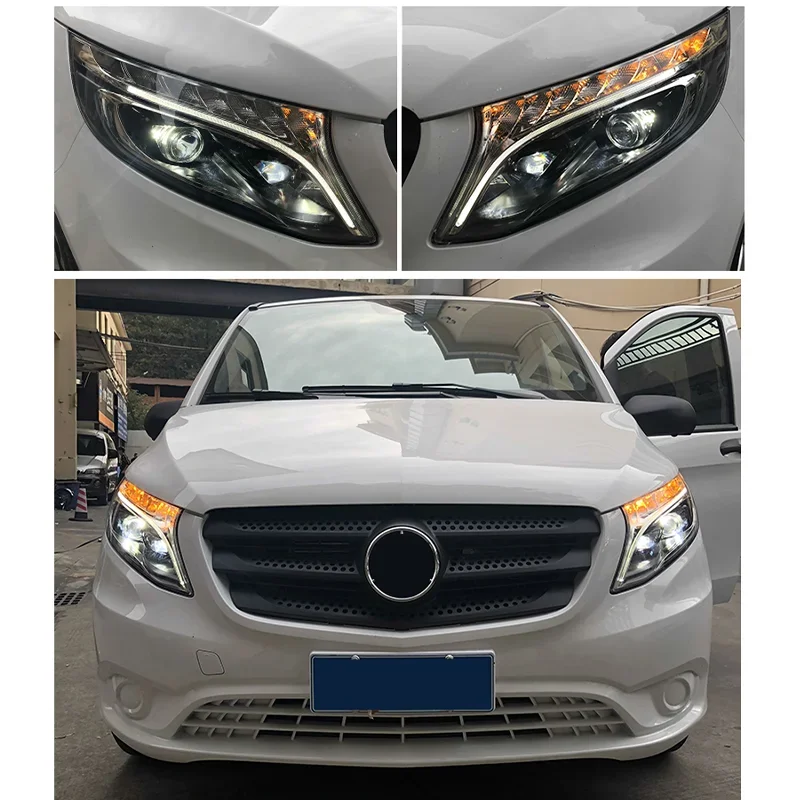 Hot Sale Auto Light System Luxury Auto Headlight Modified Car Light LED Headlight for Mercedes Benz Vito vclass W447 V250 V260