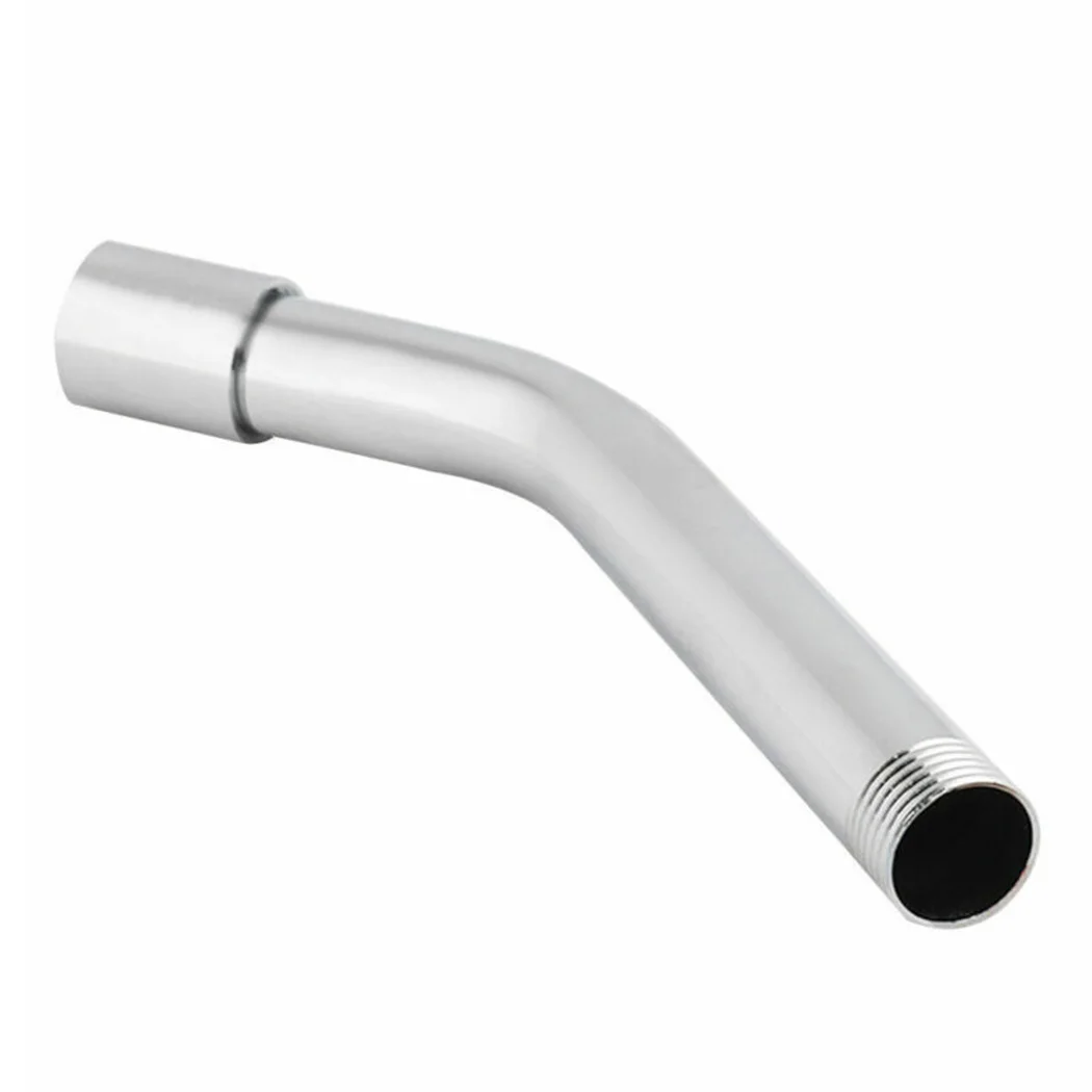 Durable High Quality Practical Extension Pipe Shower Arm Straight/ Angled Polished Chrome Rainfall Shower Head