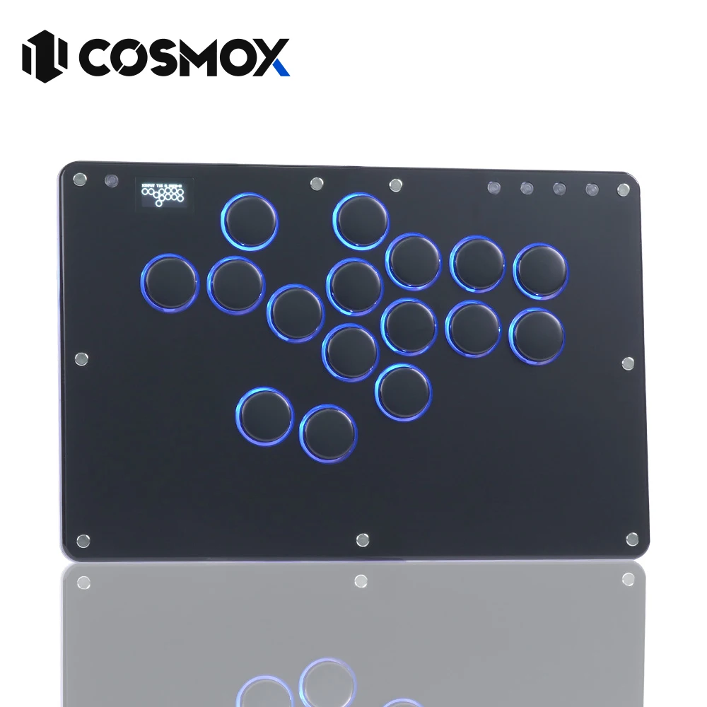 Haute42- COSMOX Anniversary Fighting Gaming  Joystick Arcade Leverless Controller For PC/ PS4/PS5 Switch Hitbox Stick