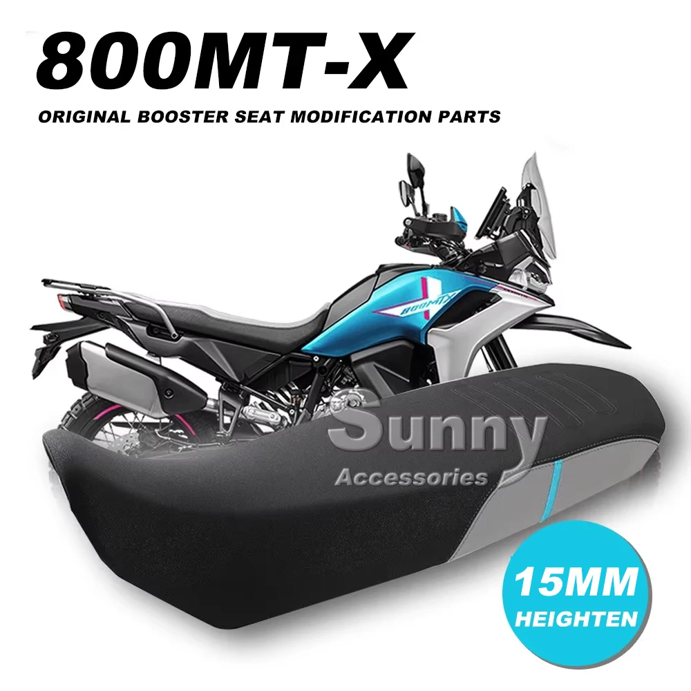 MTX-cojín de asiento Original para motocicleta, 15MM, para CFMOTO MTX 800MT-X 800MTX 2024 2025, accesorios para cojín de asiento de pasajero