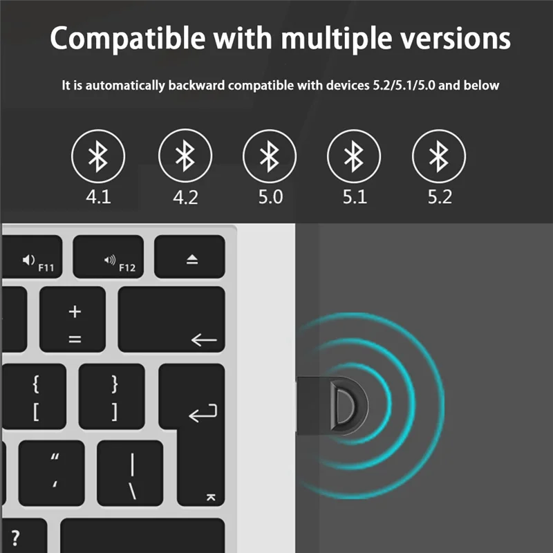 Adapter USB Bluetooth 5.3 USB Komputer stacjonarny Odbiornik Bluetooth Klawiatura Mysz Nadajnik Bluetooth