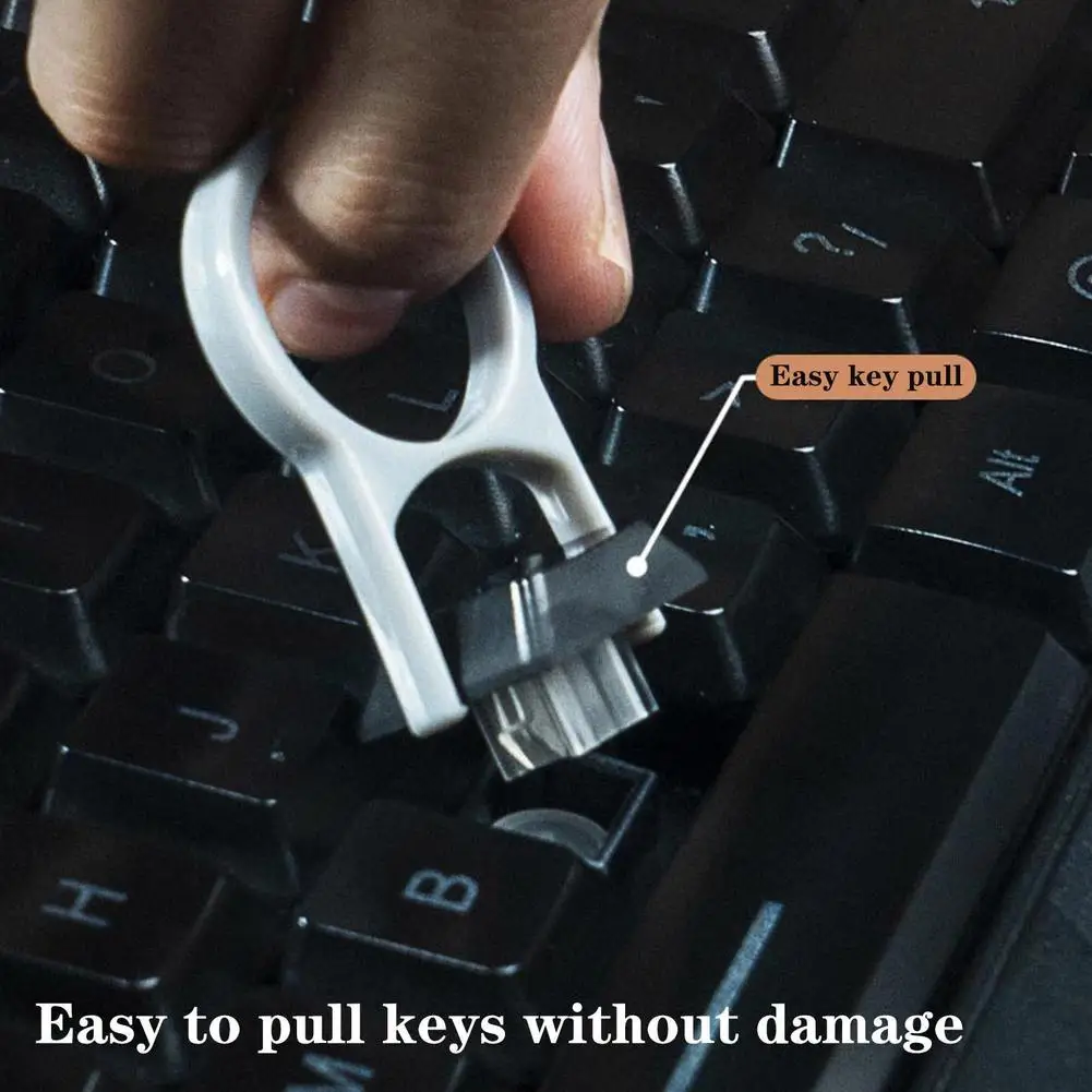 6-in-1 Computer Keyboard Cleaner Brush Kit Earphone Cleaning Pen For Headset IPad Phone Cleaning Tools Cleaner Keycap Puller Kit