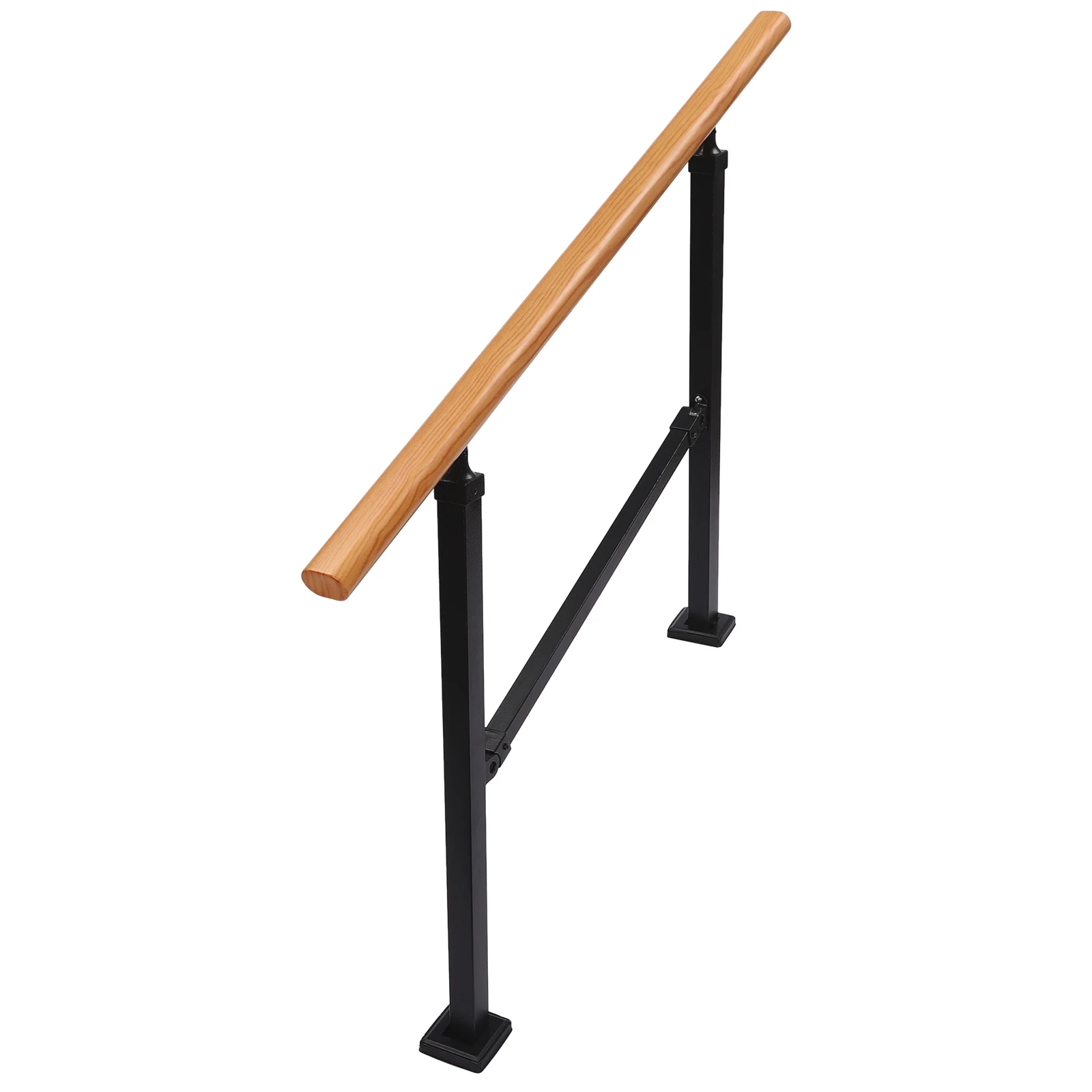 3-Step Handrail Stepladder Staircase Handrails 600lbs Load-bearing  Simple Installation For Outdoor