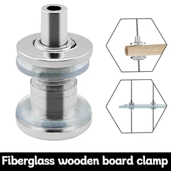 For 1.5-4mm Wire Rope Glass plate clamp Adjustable Gripper Cable Stainless Steel Wire Cable Gripper For Glass Board Hanging