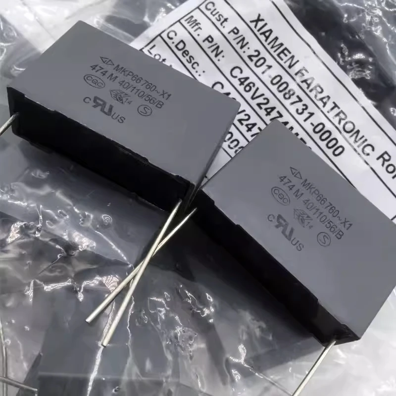 

Плёночный конденсатор GD Xiamen Farah MKP66 0.47мкФ 474 470нФ 760В x1 2000В y2