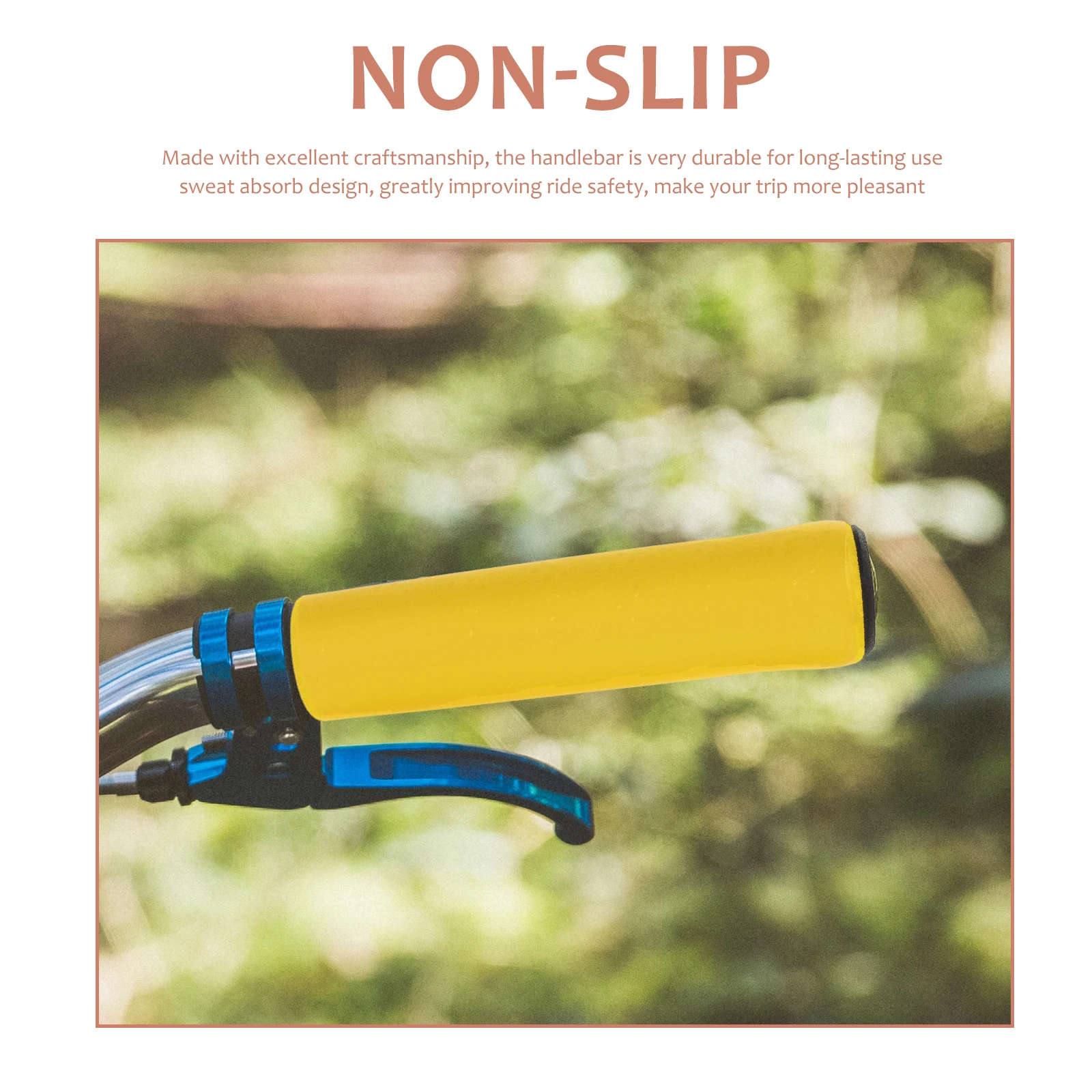 

Bicycle Grips Sweat Absorb Damping Handlebar Covers Comfortable Bike Accessory For Mountain Road Bike Soft Durable