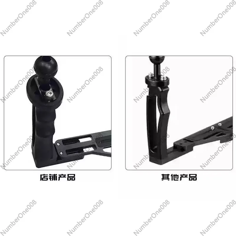 For Metal Plastic Handle Diving Bracket Deep Sea Anti-rust SLR Micro-single Action Camera Underwater Photography