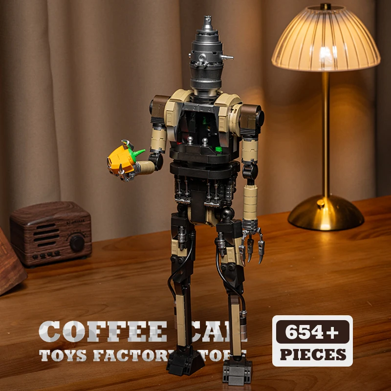 

Наборы строительных блоков робота «Звездная война» MOC Space Mech Bricks Научно-фантастическая модель дроида Фигурки Игрушки для взрослых и детей Рождественские подарки DIY