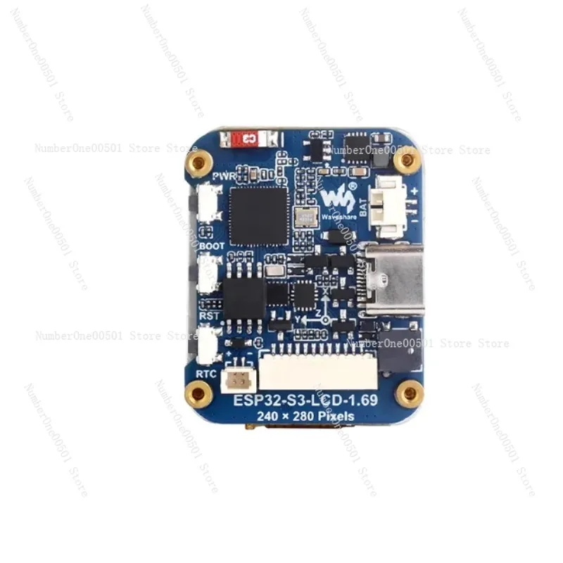 

ESP32-S3 Development Board with 1.69 Inch LCD Touch Screen Gyroscope RTC Buzzer WiFi Bluetooth108