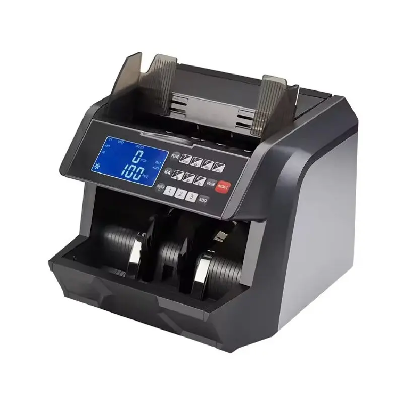 Money Counter LED Foreign Currency Counting Machine Euro Totalizable Amount Money Detector Multi Currency Counting Machine