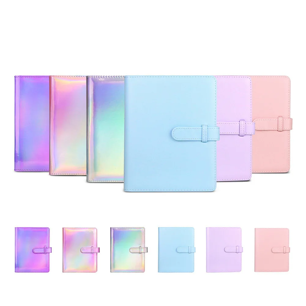 3-Inch PU Solid Color Photo Album Mini Photo Album Picture Case 256 Pockets for Fujifilm Instax Mini Camera Instax Film Album