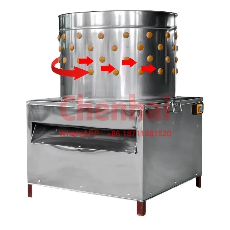 

HHD New arrival of plucker for chicken duck quails babies scalder full automatic poultry machine SD 60