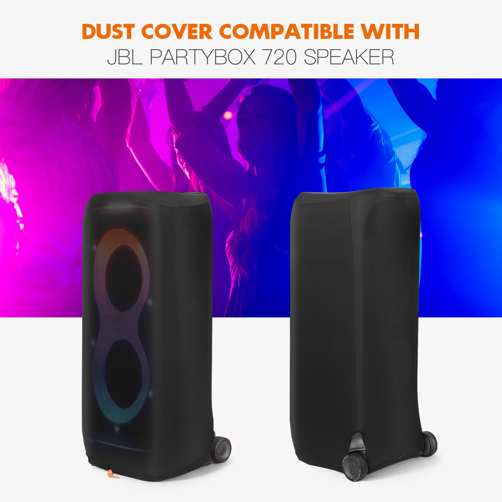 Portable Speaker Lycra Dust Case  For JBL PARTYBOX 120 320 520 710 720 1000 UL Storage Bag Party Speaker Carry Case Cover view 2