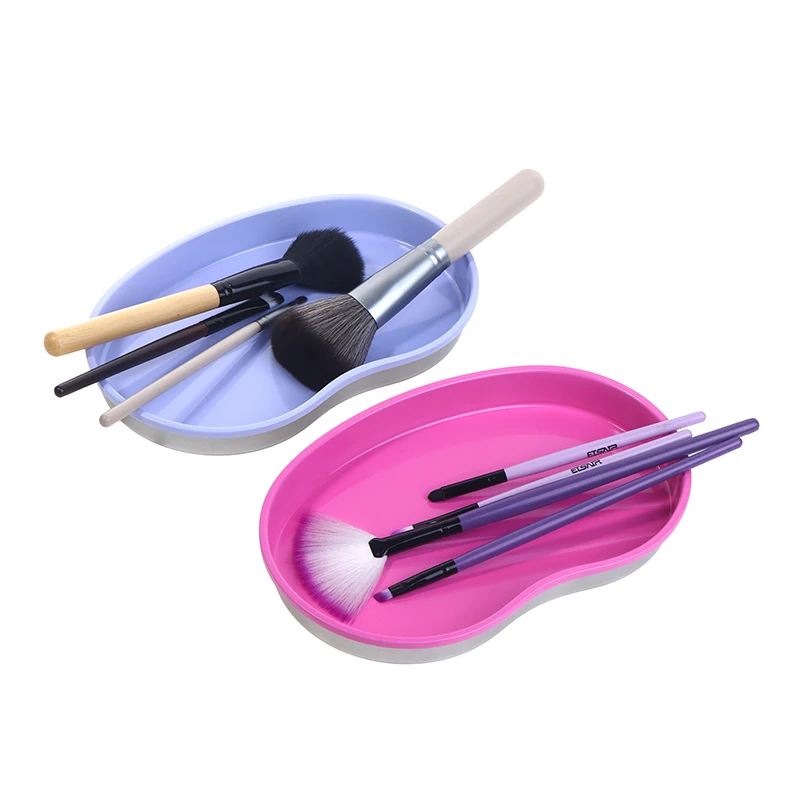 1Pcs Stainless Steel Nail Art Equipment Plate Doctor Surgical Dental Tray False Nails Dish Tools Cosmetic Storage Tray