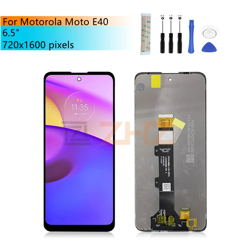 

For Motorola Moto E40 LCD Display Touch Screen Digitizer Assembly For Moto E40 Screen XT2159-3 +Frame Replacement Repair Parts