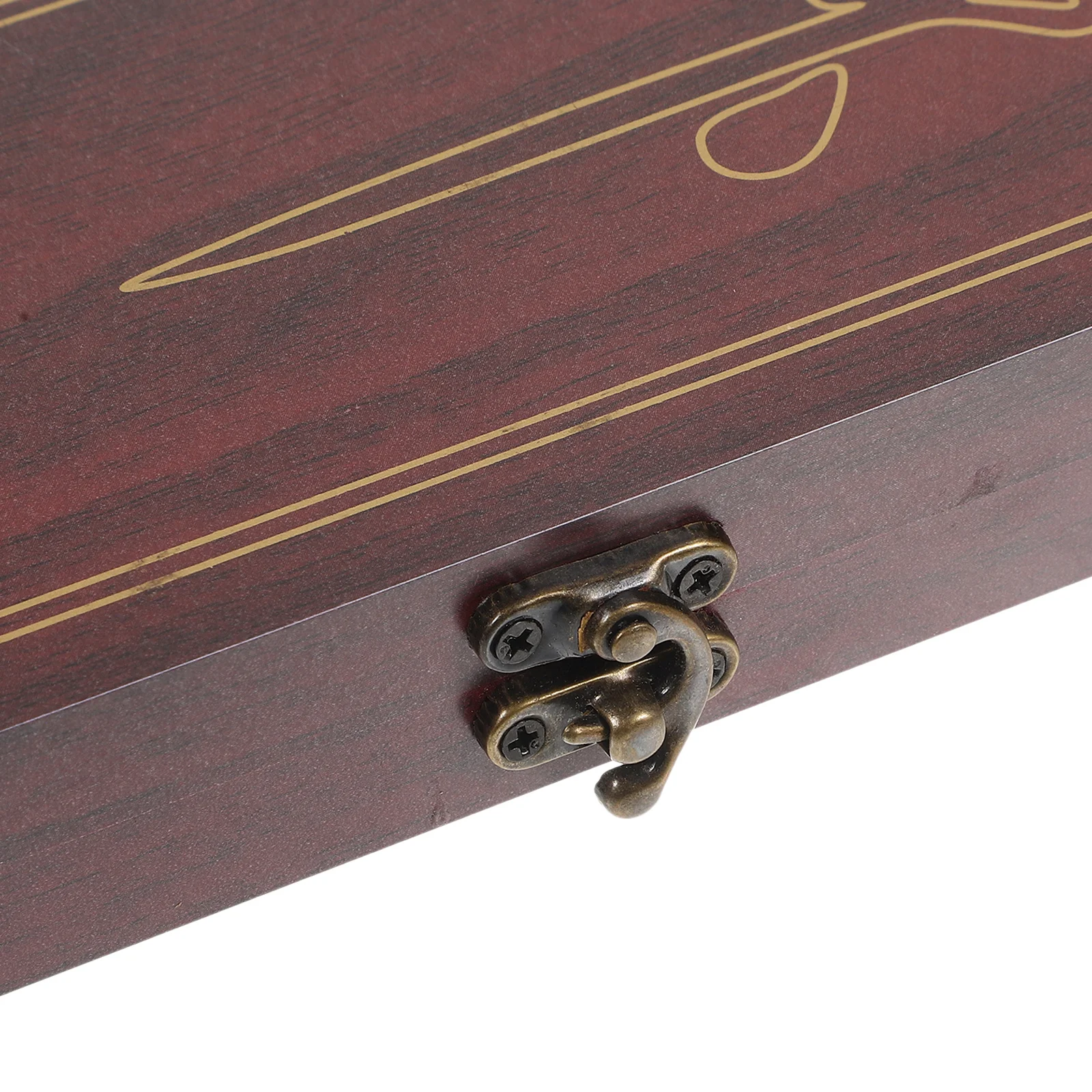 

Calligraphy Brush Storage Box Wood Material Chinese Style Keepsake Case Organizer Protective Brush Storage for Painting Artists