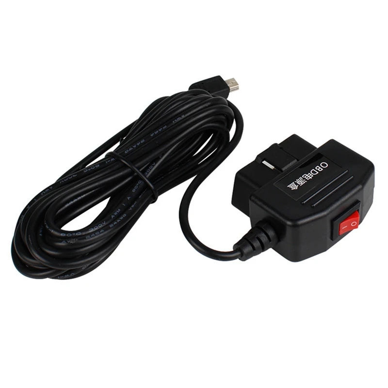 Driving Recorder OBD3A Step-Down Line Flameout Power-Off Delay Switch Parking Monitoring Power Line