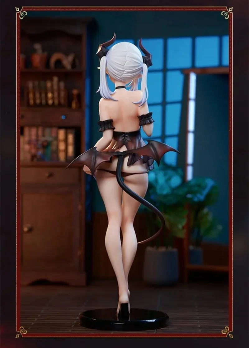28cm NSFW Insight Little Demon Lilith Nude Girl Tsuishi Eye Ver PVC Anime Figurka Akcji Zabawka Kolekcjonerska dla Dorosłych Hentai Model