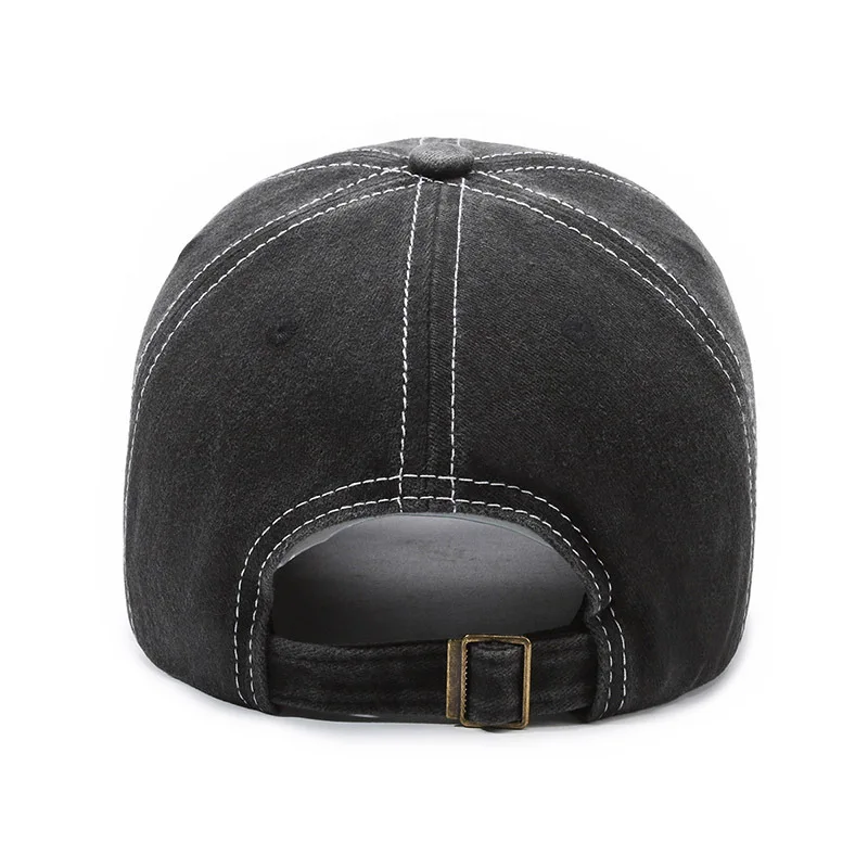 1 Piece America 3D Embroidered Washed Faded Soft-Top Baseball Cap, Unisex, Sun Hat for Outdoor Travel and Vacation