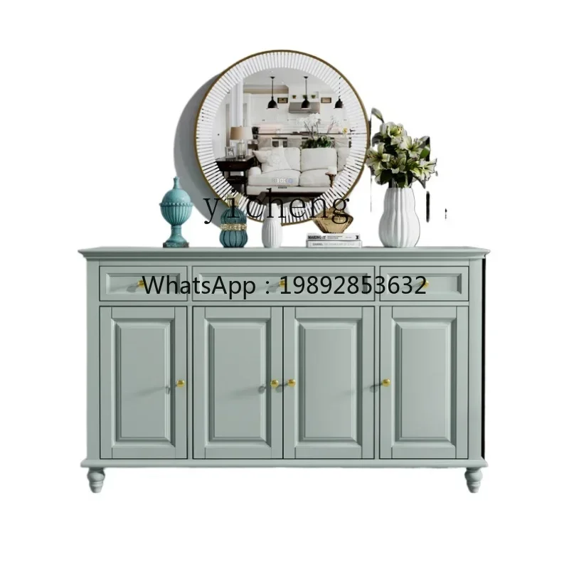 

gz- Solid Wood Shoe Cabinet Marble Home Entrance Cabinet Living Room Storage Modern Minimalist