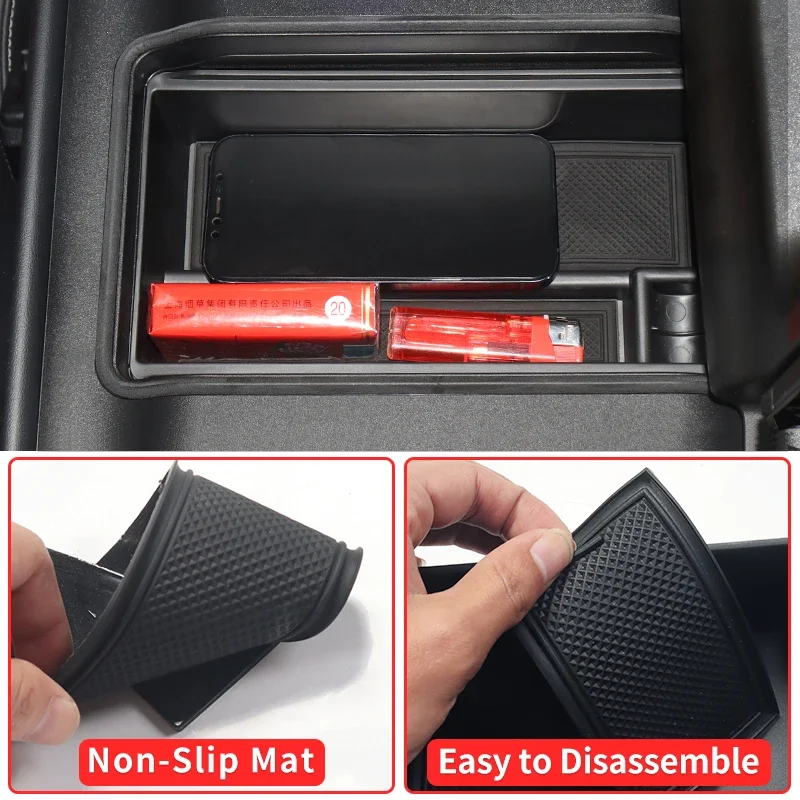 

For Toyota Land Cruiser 300 Lc300 2021 2024 Upgrade Interior Decoration Accessories，Armrest Storage Box Partition Bracket Tray