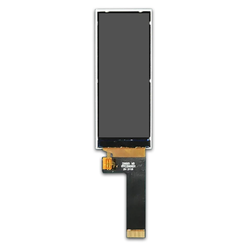 Tela LCD TFT de 2,9 polegadas 376x960 ST7701S 4 Lane MIPI IPS Alto Brilho 550 lêndeas Painel Compacto de Longa Vida