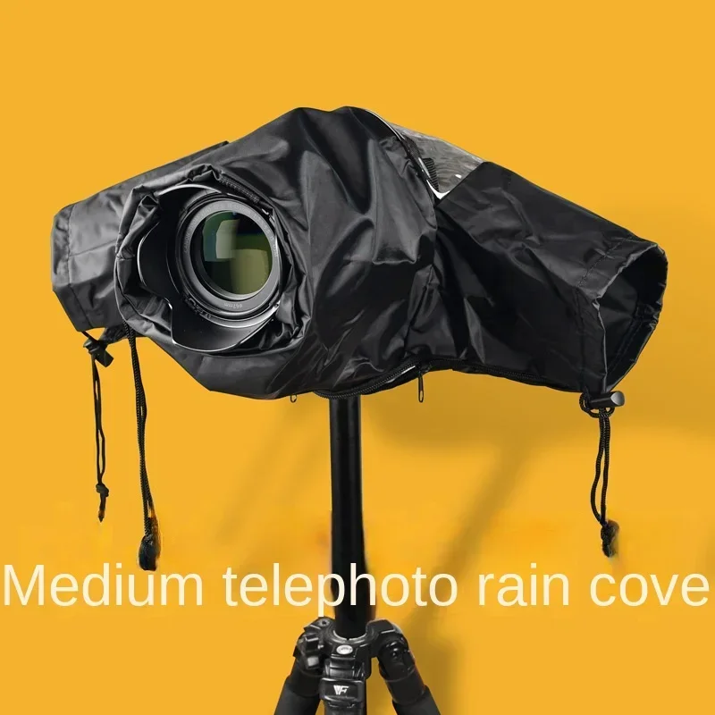 Camera rain cover photography raincoat portable suitable for Canon Nikon Sony medium telephoto lens anti-sand cover raincoat