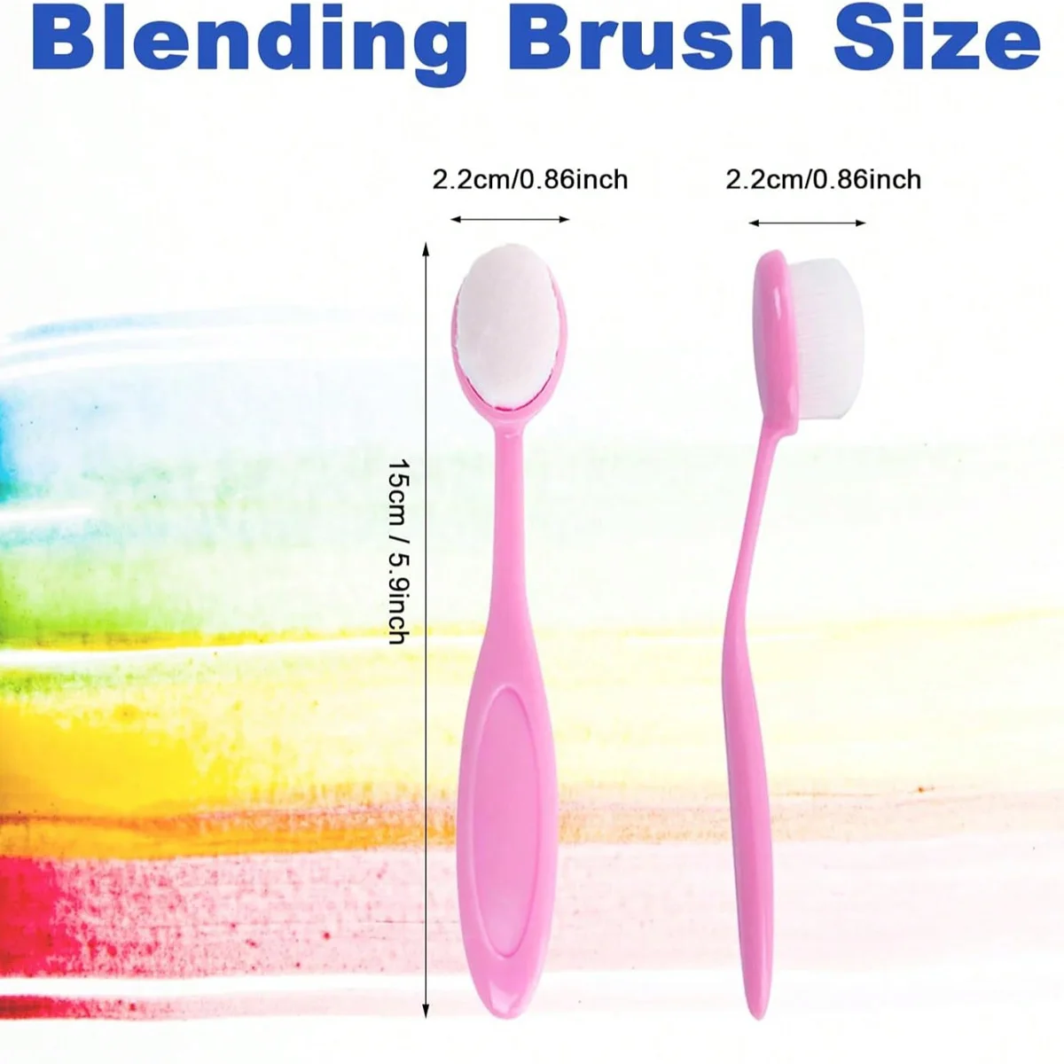 Colored Mini Ink Blending Brushes Blenders,Small Ink Blending Tool Card Making,Craft Broad Application Assortment Paper Crafts image 3