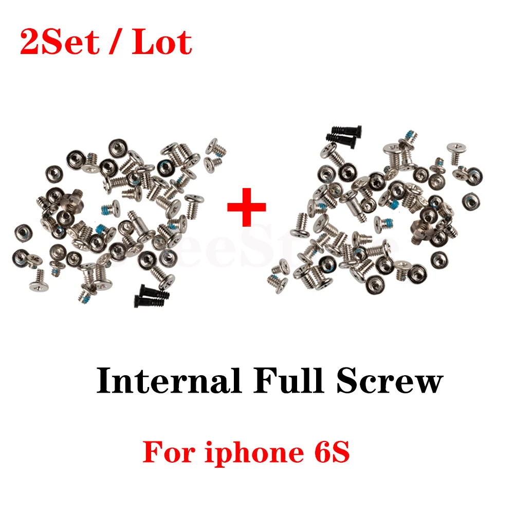 2set Full Screw Set For iPhone X XS XR 11 12 Pro Max Mini 6 6S 7 8 Plus Mobile Accessories Inner Complete Screws Repair Parts